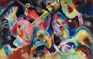 Improvisation. Deluge by Wassily Kandinsky
