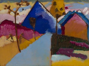 Kochel – Straight Street by Wassily Kandinsky