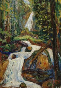 Kochel – Waterfall I by Wassily Kandinsky