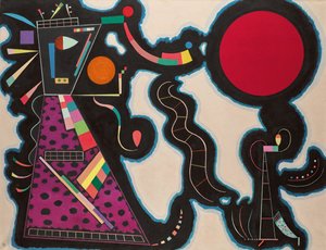 The Red Circle by Wassily Kandinsky