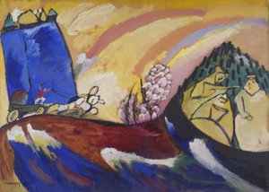 Painting with Troika by Wassily Kandinsky