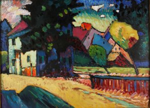 Landscape with the Green House by Wassily Kandinsky
