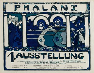 Poster for the 1st Exhibition of the Phalanx, 1901 by Wassily Kandinsky
