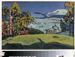Country Estate at Akhtyrka by Wassily Kandinsky