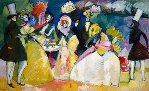 Hoop Skirt Society by Wassily Kandinsky