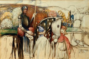Traveling Knight by Wassily Kandinsky