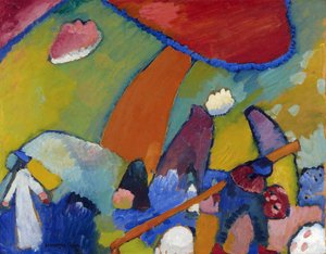 Beach Scene by Vassily Kandinsky