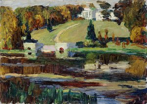 Sketch for Achtyrka – Autumn von Wassily Kandinsky