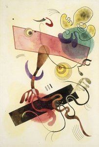 Taches: Verte et Rose by Wassily Kandinsky