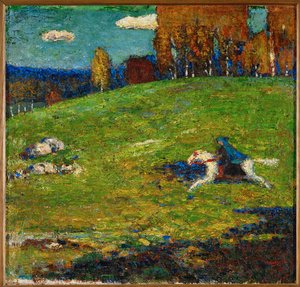 The Blue Rider by Wassily Kandinsky