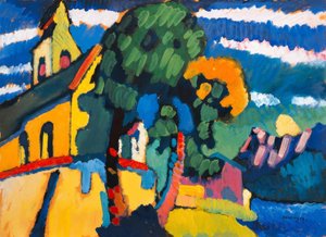 Village Church in Riegsee by Wassily Kandinsky