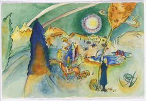 Watercolor for Poul Bjerre
