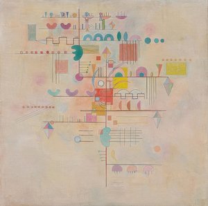 Delicate Ascent by Wassily Kandinsky