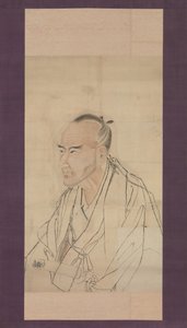 Sketch for the Portrait of Tachihara Suiken, 19th century by Watanabe Kazan