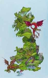 Dragon Map by Wayne Anderson