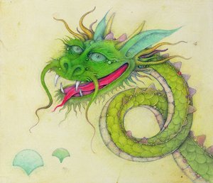The Blue Eared Dragon by Wayne Anderson