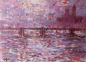 Pink City Reflections by Wayne Sleeth