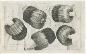 A Muff in Five Views, 1645-1646