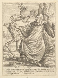 Abbot, from the Dance of Death by Wenceslaus Hollar