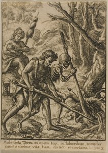 Adam Ploughing by Wenceslaus Hollar