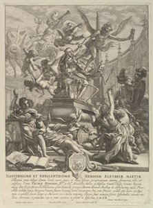 Allegory on the Death of the Earl of Arundel by Wenceslaus Hollar
