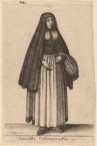 Ancilla Coloniensis by Wenceslaus Hollar