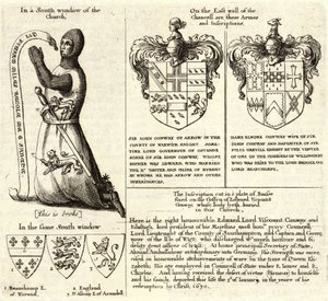 Arrow (stained glass). State 2 by Wenceslaus Hollar