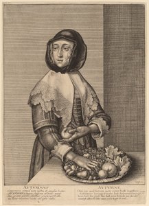 Autumn by Wenceslaus Hollar