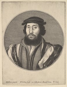 Bearded Man by Wenceslaus Hollar