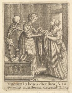 Bride, from the Dance of Death by Wenceslaus Hollar