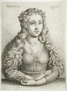 Bust of a Woman by Wenceslaus Hollar