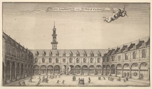 Byrsa Londinensis vulgo the Royal Exchange Royal Exchange, London, ca. 1647