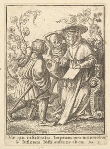Cardinal, from the Dance of Death by Wenceslaus Hollar