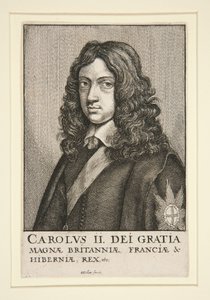 Charles II by Wenceslaus Hollar