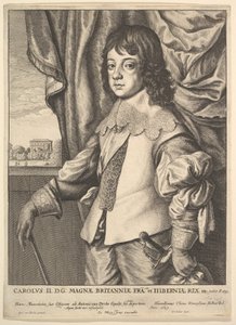 Charles II by Wenceslaus Hollar