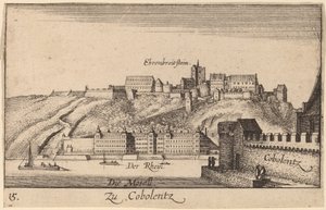 Coblentz by Wenceslaus Hollar
