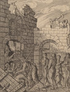 Descent into Hell by Wenceslaus Hollar
