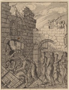 Descent into Hell by Wenceslaus Hollar