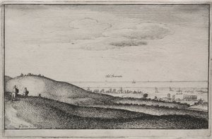 English Views: Old Shoreham by Wenceslaus Hollar