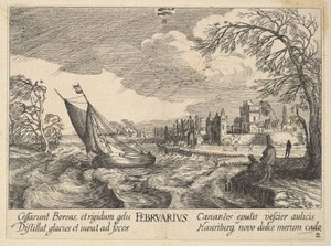 February, 1628-29 by Wenceslaus Hollar