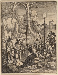 Jesus Confronting His Detractors by Wenceslaus Hollar