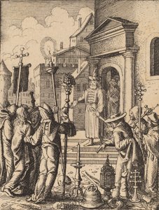 Jesus before Pilate by Wenceslaus Hollar
