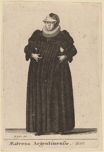 Argentinian Matron by Wenceslaus Hollar