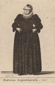 Matrona Argentinensis by Wenceslaus Hollar