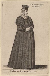 Matrona Bernensis by Wenceslaus Hollar