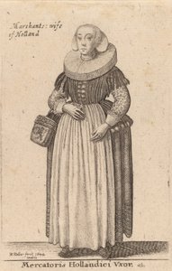 Mercatoris Hollandici Vxor by Wenceslaus Hollar