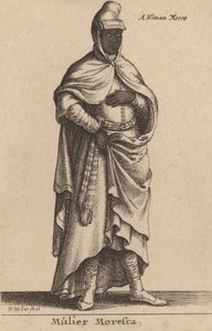 Mulier Moresca by Wenceslaus Hollar