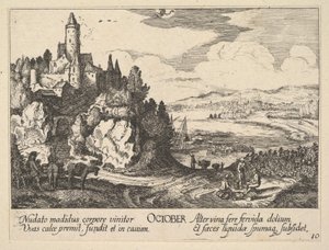 October, 1628-29 by Wenceslaus Hollar