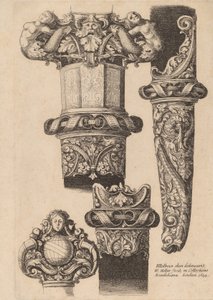 Ornamentation for a Dagger and Scabbard, 1644 by Wenceslaus Hollar