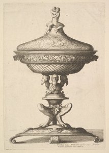 Ornate Goblet by Wenceslaus Hollar